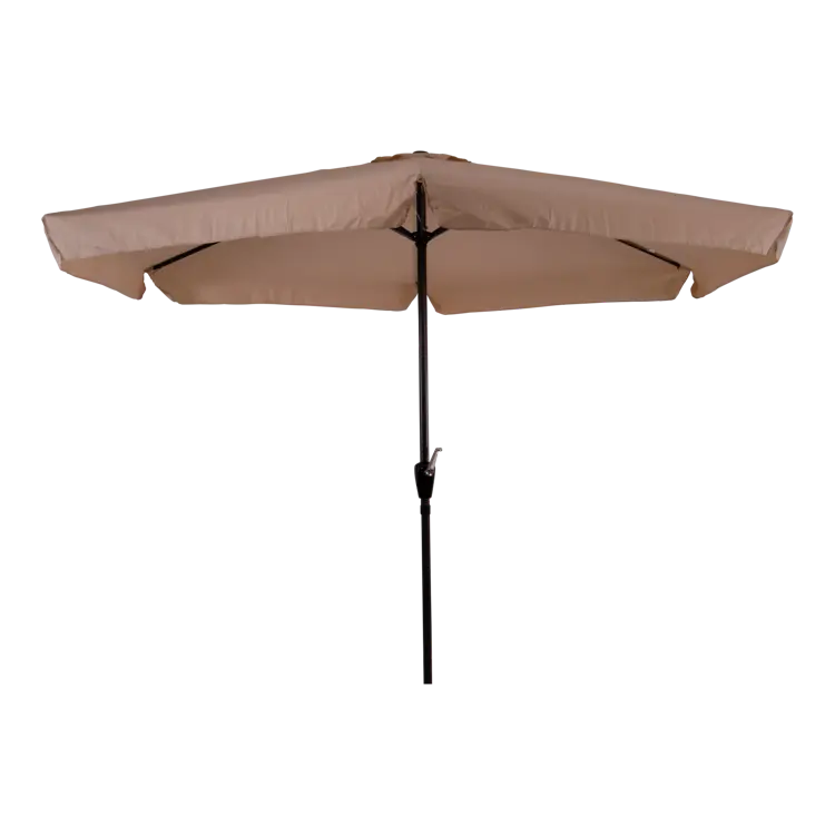 CUHOC Stokparasol Ecru Ø3m met Volanten