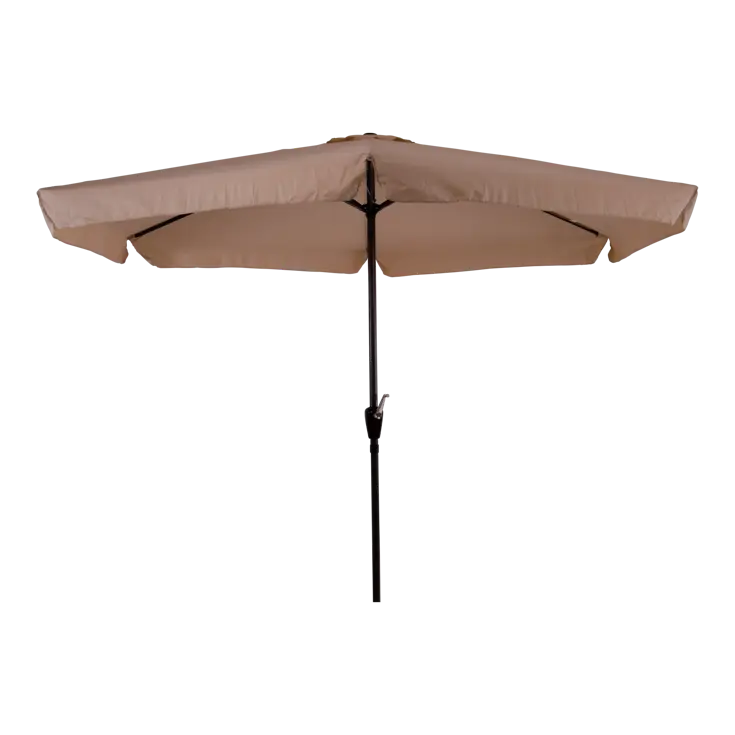 CUHOC Stokparasol Ecru Ø3m met Volanten
