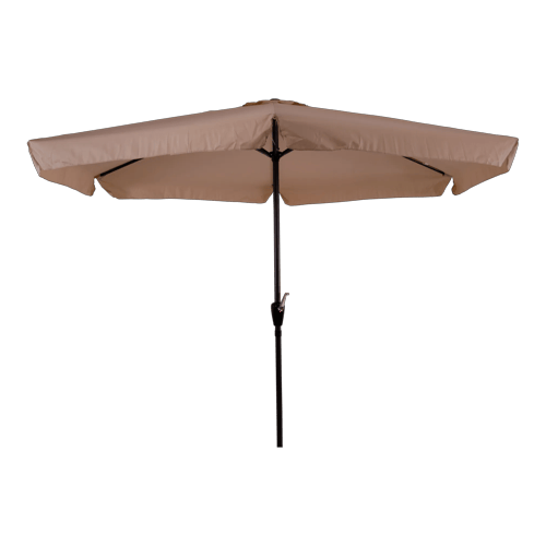 CUHOC Stokparasol Ecru Ø3m met Volanten