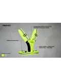 Hardloopvest met Ledverlichting - Zwart