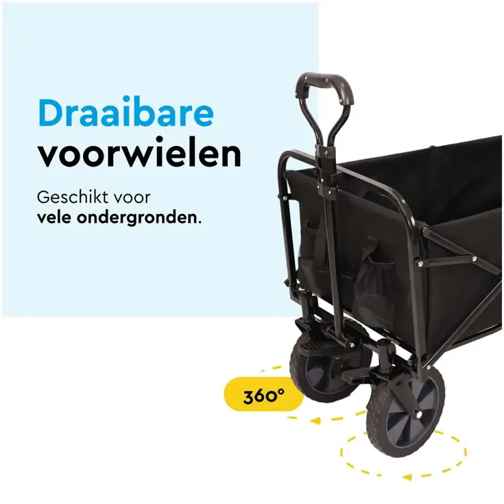 Bolderkar - Opvouwbaar -  80 KG