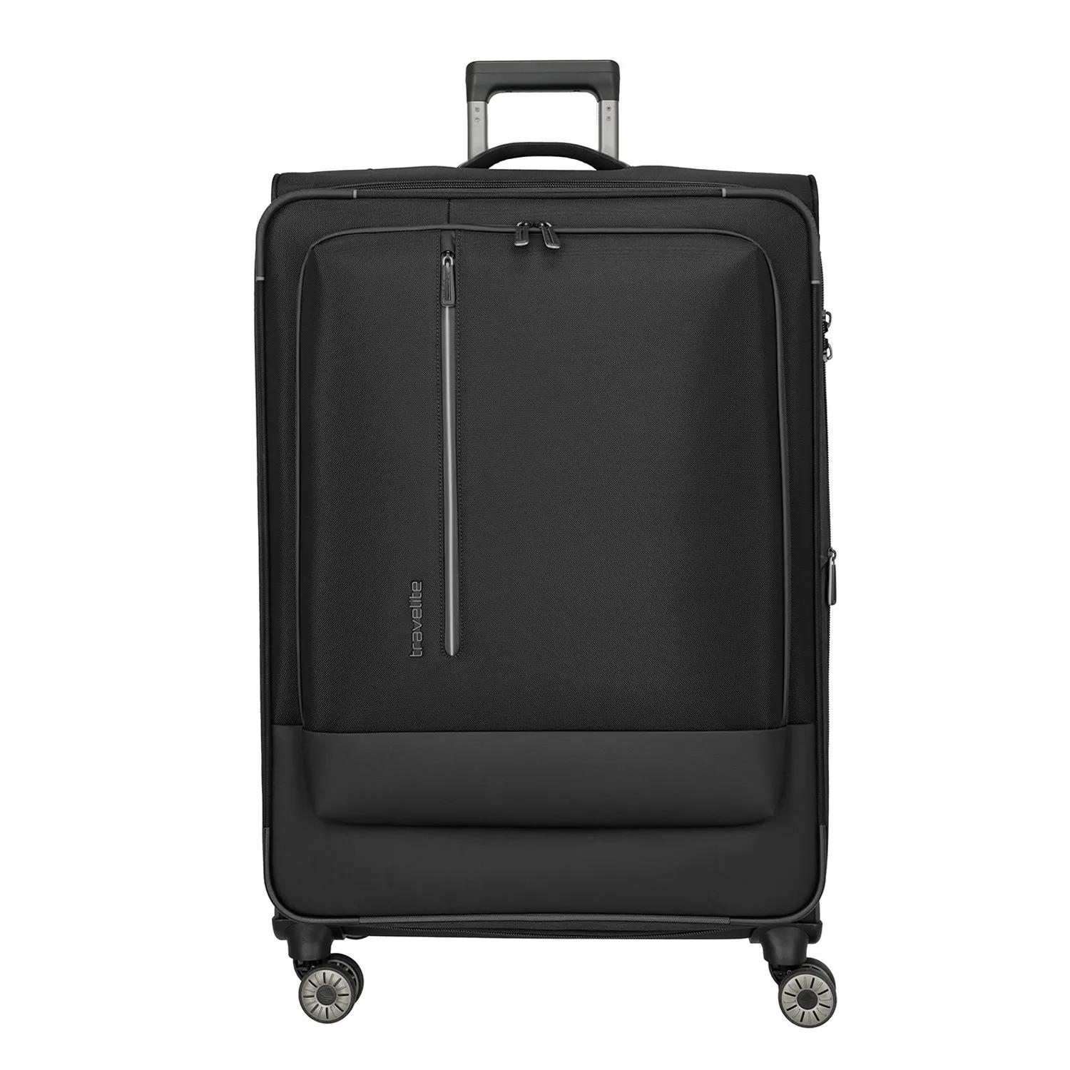 Travelite  Crosslite 4W Trolley XL black  Zwart main product image