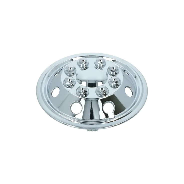 Wieldoppenset Chroom Bolvormig 14" - 4 Stuks