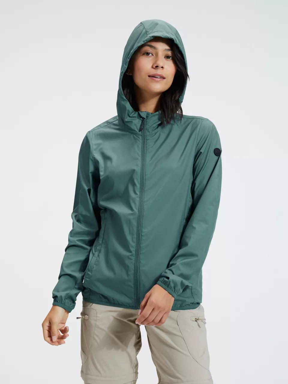 ANWB  Eviane  Windbreaker dames  Lichtgewicht  Zeegroen   4XL