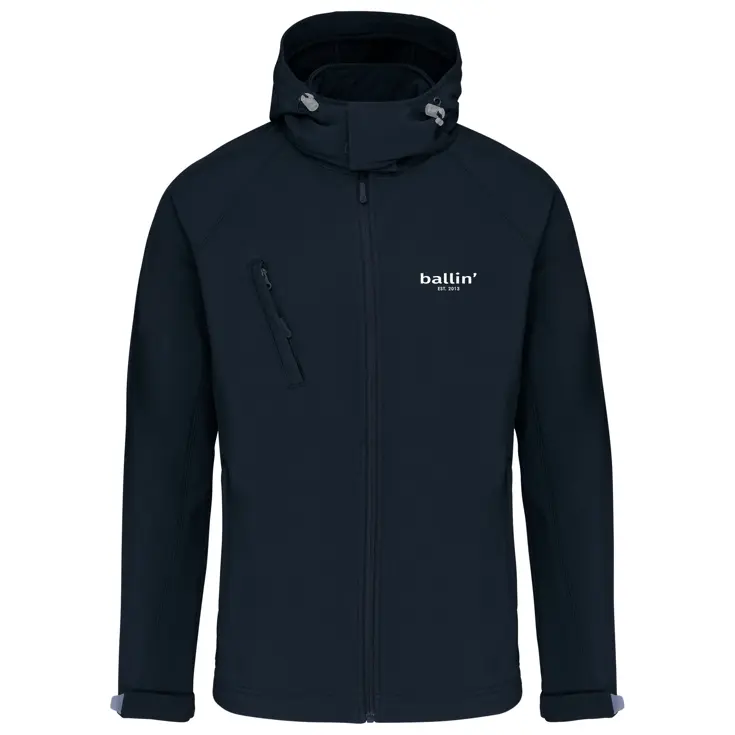 Heren Softshell Hooded Jas