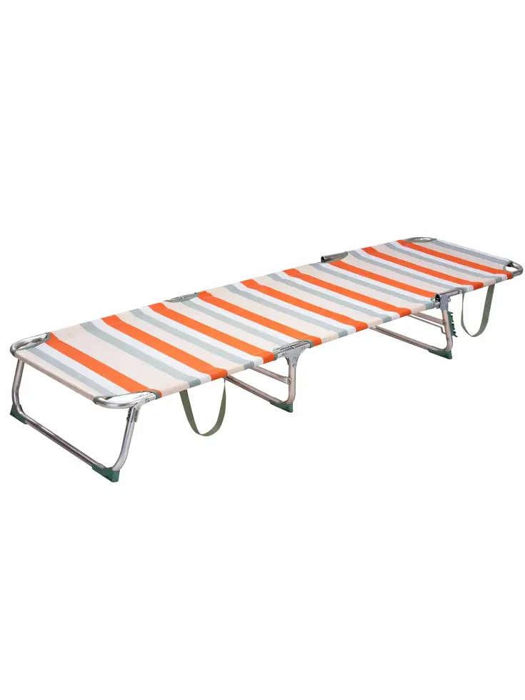 Ligbed 2x - Aluminium - Opvouwbaar -