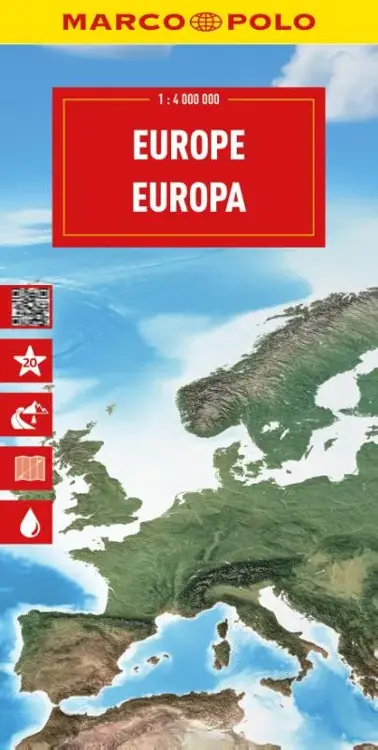 Marco Polo wegenkaart Europa