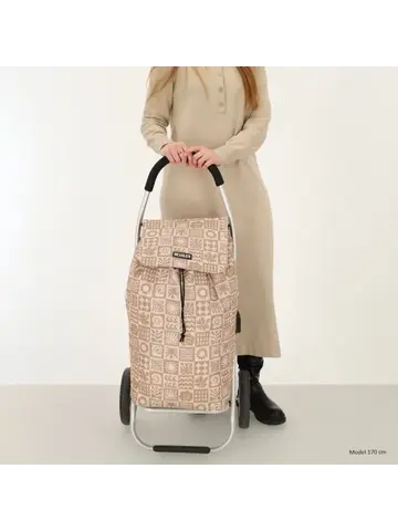 Alberic - Boodschappenkar - Afneembare tas