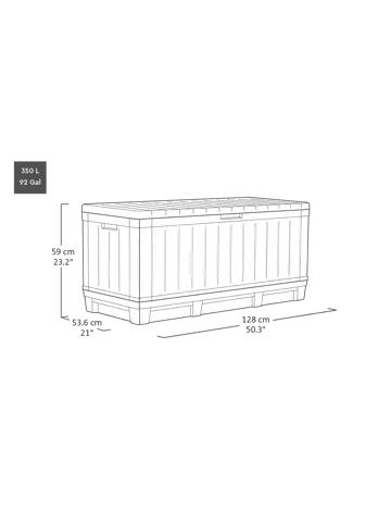 Kentwood Opbergbox - 350L