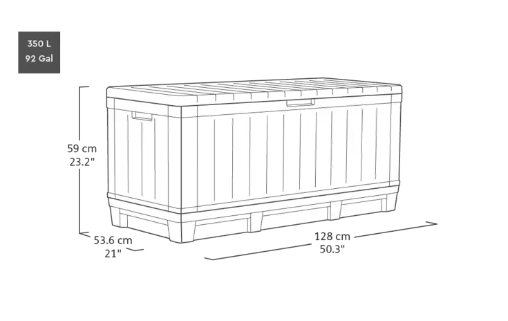 Kentwood Opbergbox - 350L