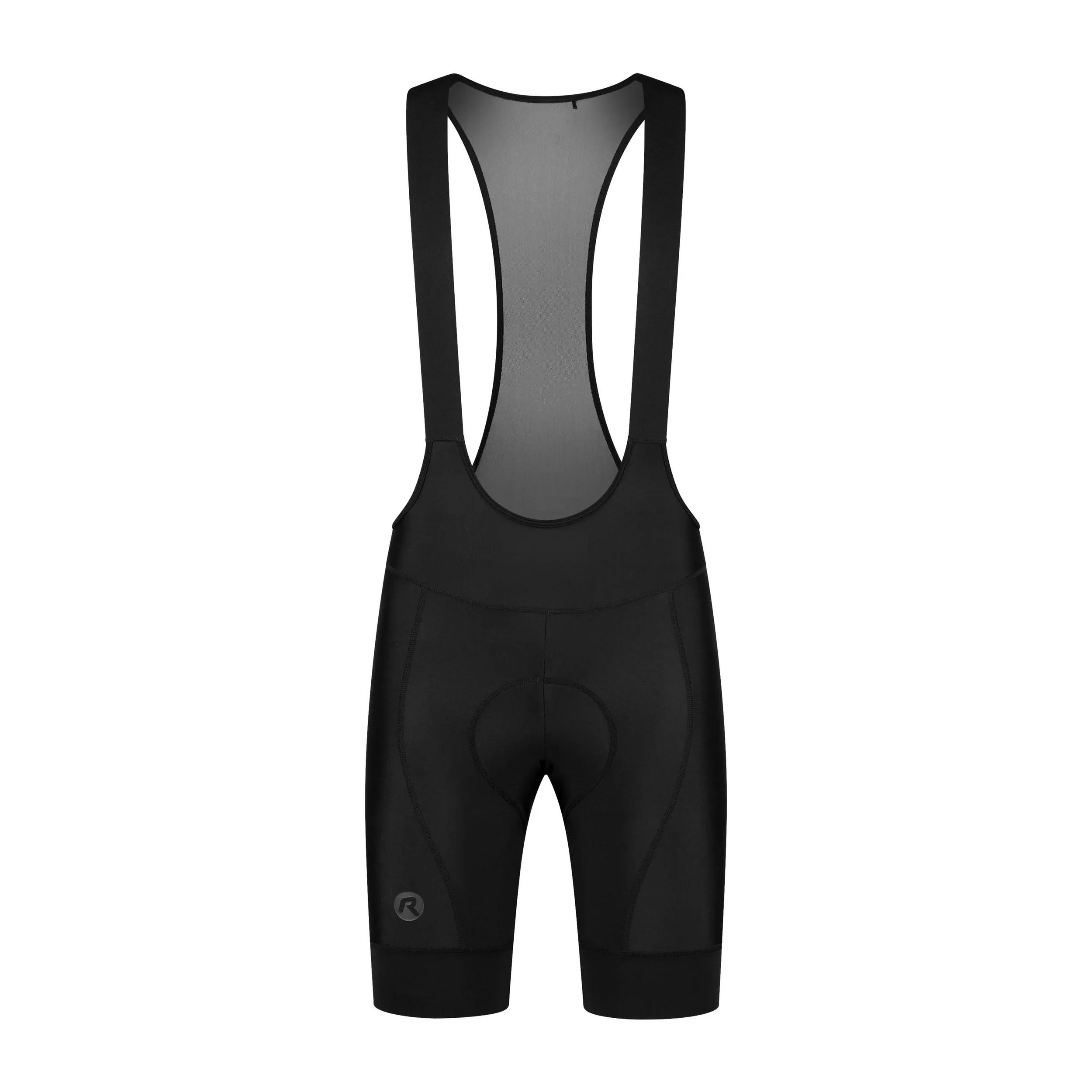 Rogelli Essential Fietsshort Bretels Heren  Zwart