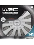 WRC Wieldoppen Sepang 14" - zilver 4 stuks