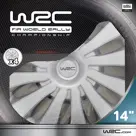 WRC Wieldoppen Sepang 14" - zilver 4 stuks