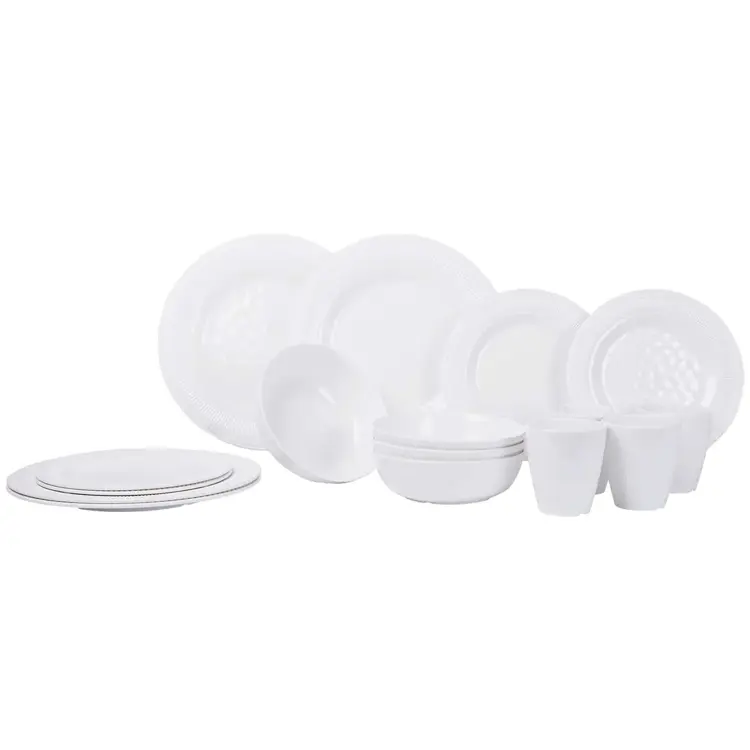 Servies wit 16-Delig