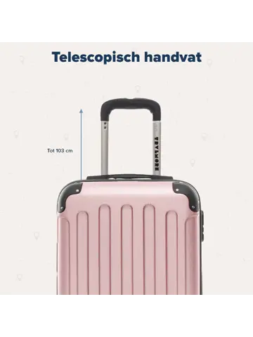 Handbagage Koffer – 38L – Roségoud