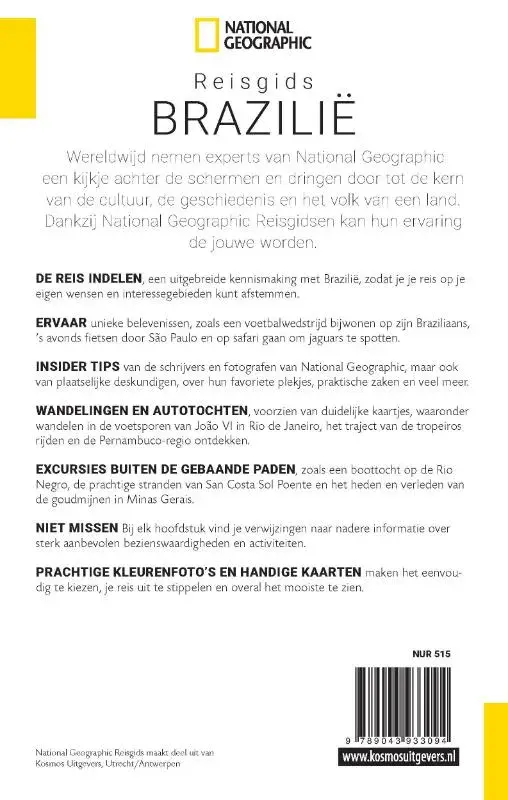 National Geographic Reisgids Brazilië 