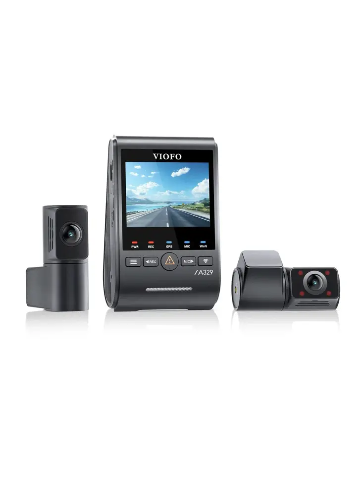 A329S 3CH 4K Wifi GPS dashcam