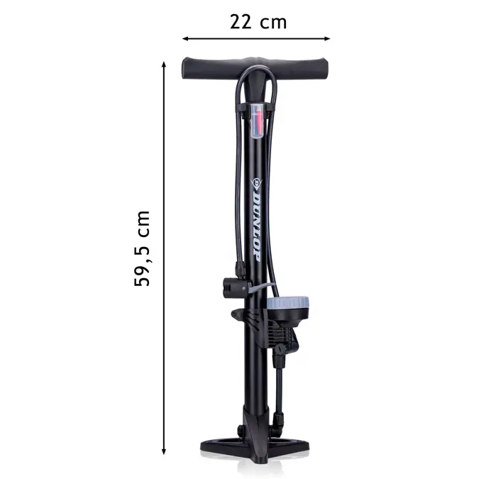 Dunlop Fietspomp met Drukmeter 11Bar/160PSI