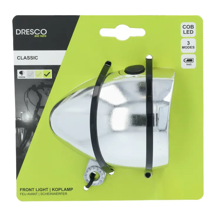 Classic koplamp met 3 LED’s en 24 COB lampjes