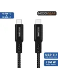 USB-C naar USB-C Kabel — Nylon — 300cm — 100W