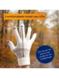 Touchscreen Handschoenen Winter - Wit