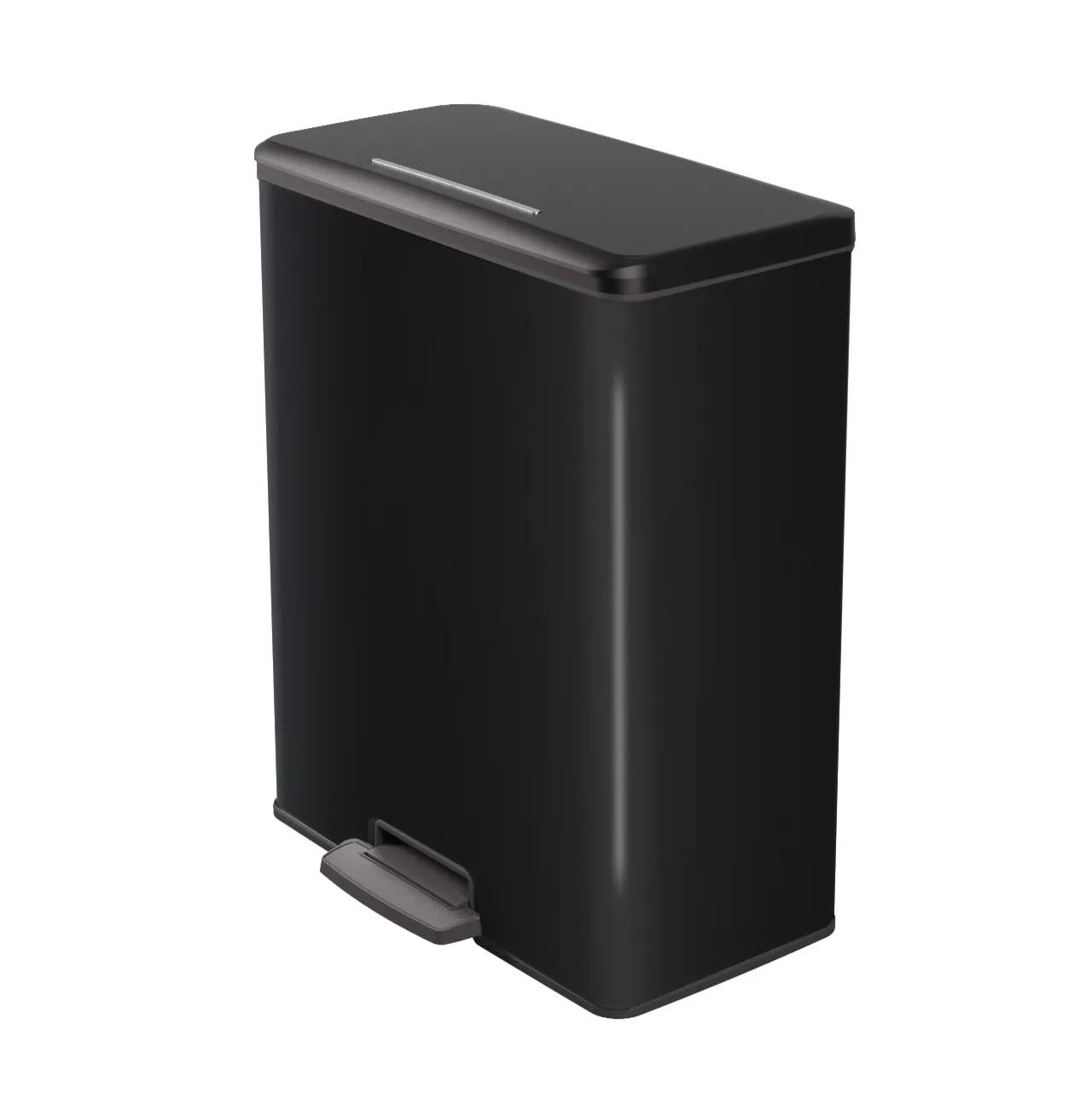 Curver  Decobin Prullenbak  65L  Zwart  Zwart main product image