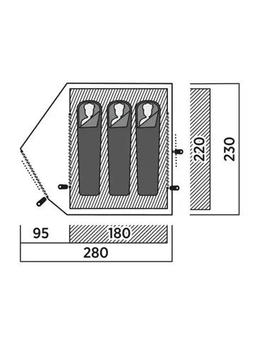 Easy Camp Rondane 3P Tent