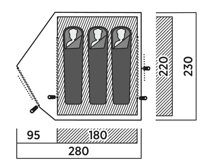 Easy Camp Rondane 3P Tent