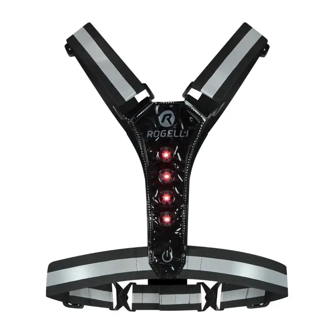 Led Hardloopvest - Rogelli - Zwart