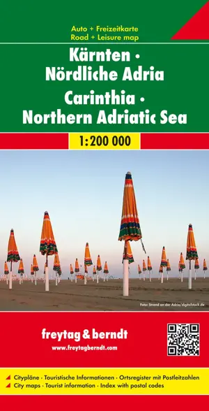 Wegenkaart Karinthië Noord-Adriatische Kust