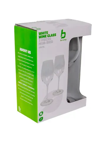 Witte Wijnglas Antislip 330ml 2st