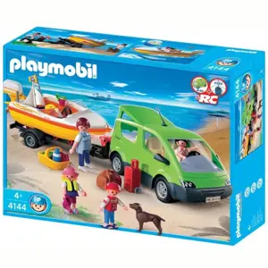 PLAYMOBIL® Gezinswagen met boot 4144
