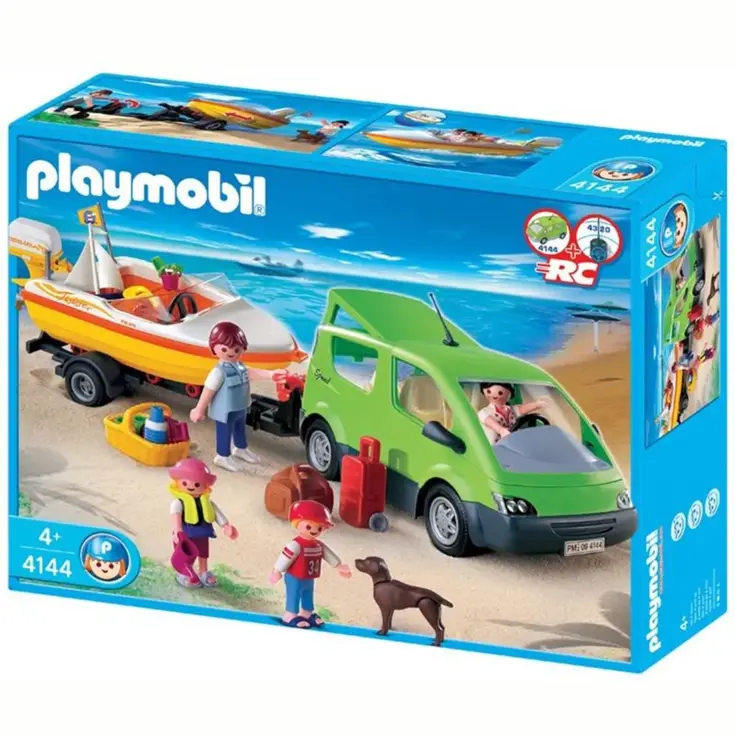 PLAYMOBIL® Gezinswagen met boot 4144
