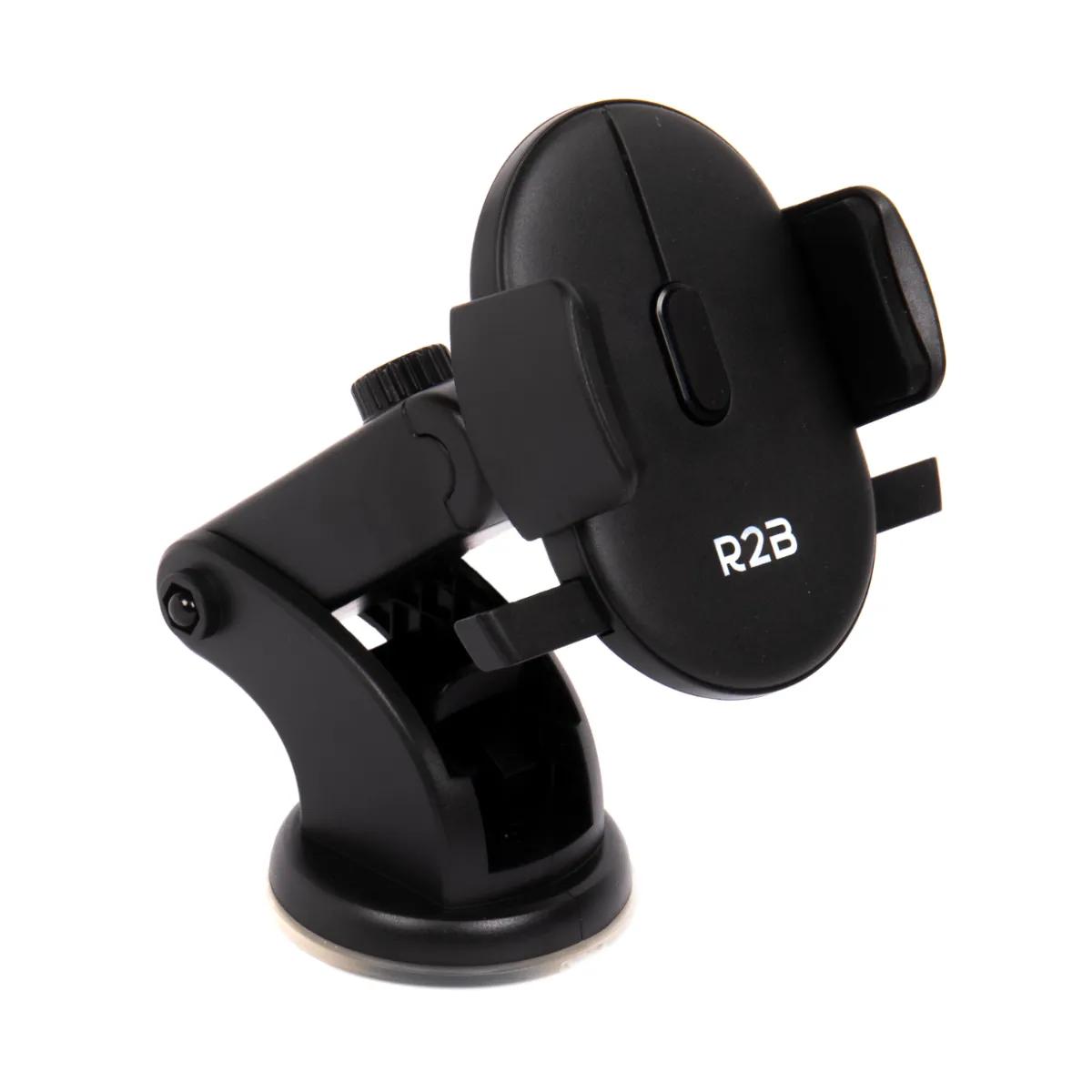 R2B  Telefoonhouders Auto Zuignap  Zwart