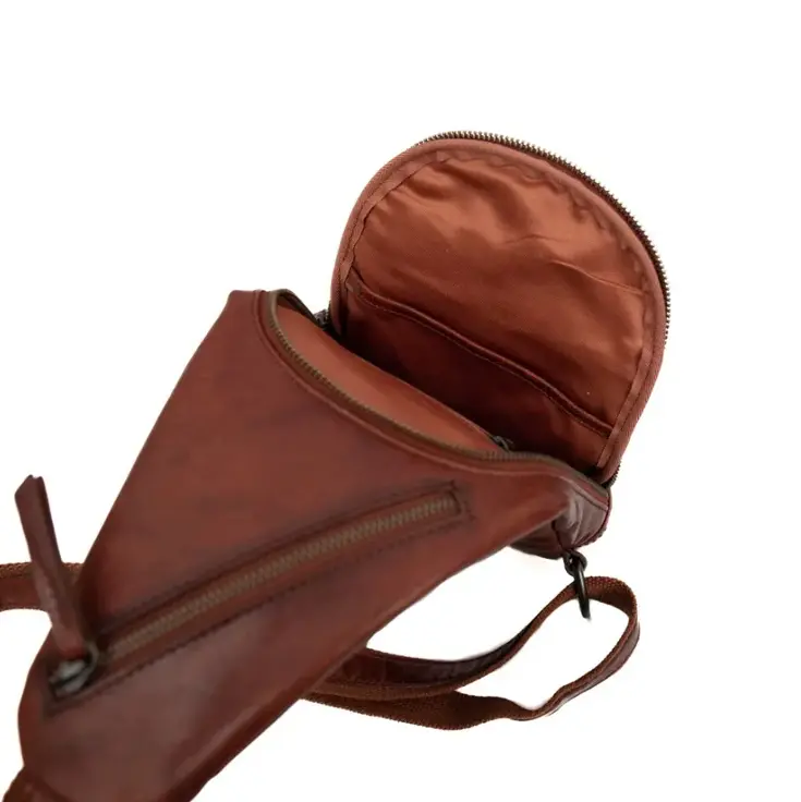 Abel - Crossbodytas / Slingbag - Leer