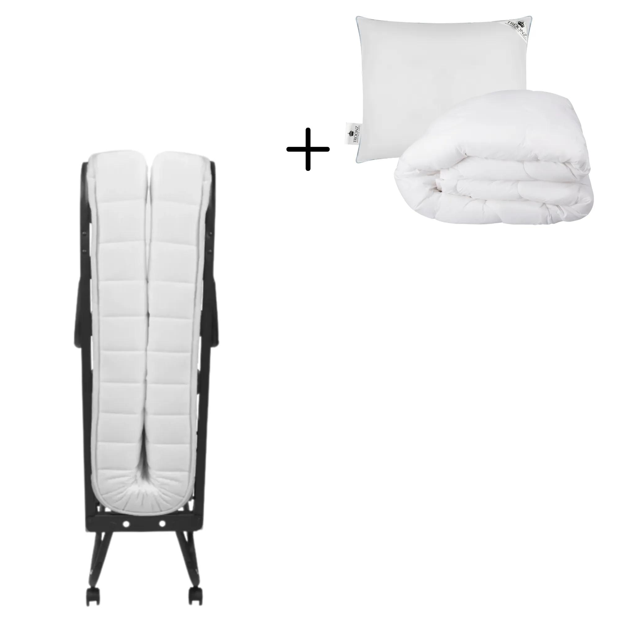 Troonz  Vouwbed Verona- 90 x 210  Set  Zwart