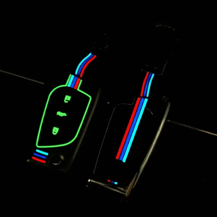 Metalen Sleutelhoesje voor Toyota grijs C3