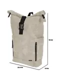Rolltop Fietsrugzak 24L Waterafstotend