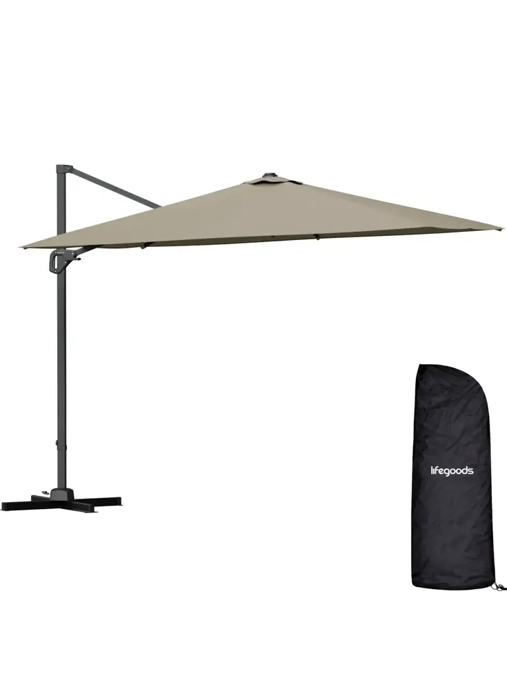 Zweefparasol – 300x300 cm – Kantelbaar