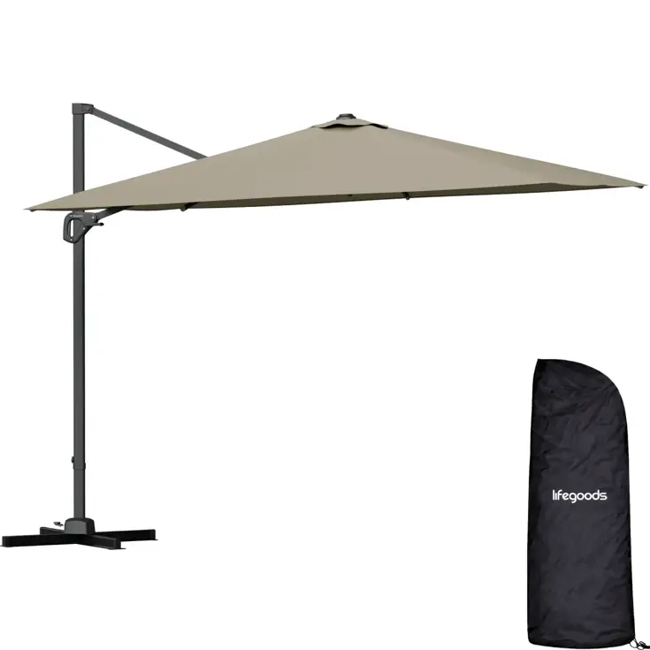 Zweefparasol – 300x300 cm – Kantelbaar