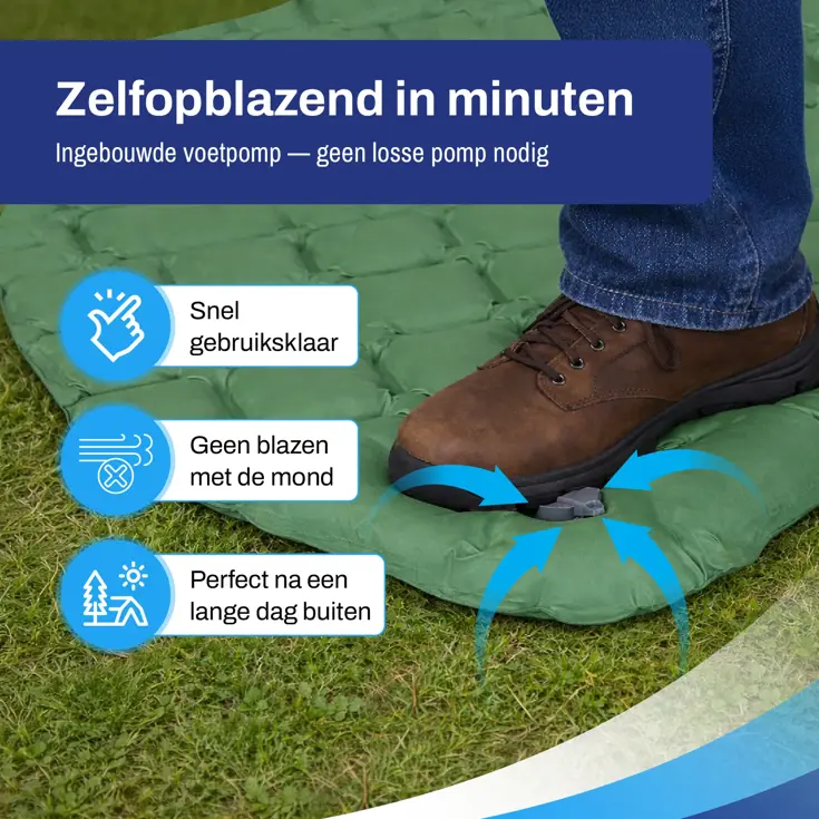 Slaapmat Set Zelfopblazend