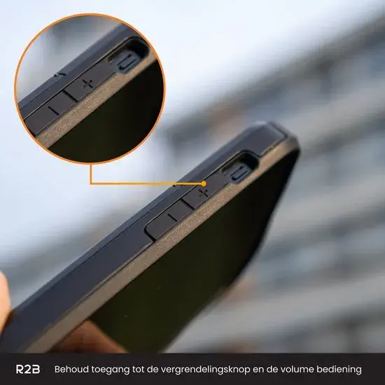 R2B iPhone 14Pro Hoesje met pasjeshouder