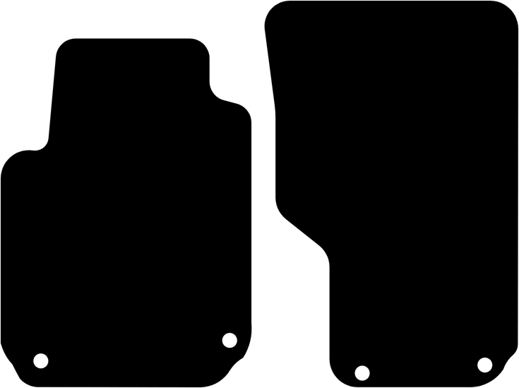 Rubber Matten Volkswagen Amarok (2016-2023)