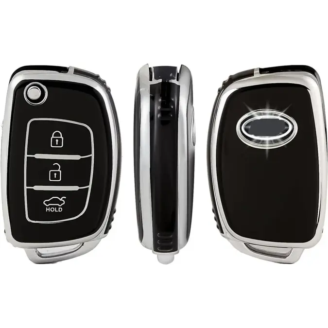 Dutch Shield Sleutelhoesje  Hyundai zwart B3