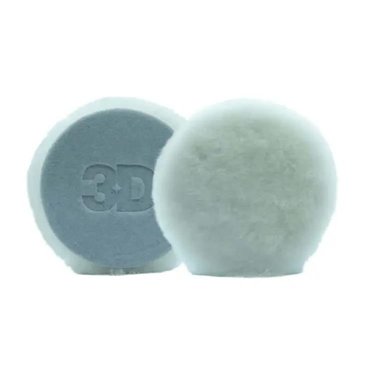 3D White Premium Lamb Wool Polijstpad