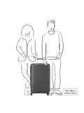 Roncato B-Flying expandable trolley 78 Grijs