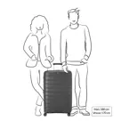 Roncato B-Flying expandable trolley 78 Grijs