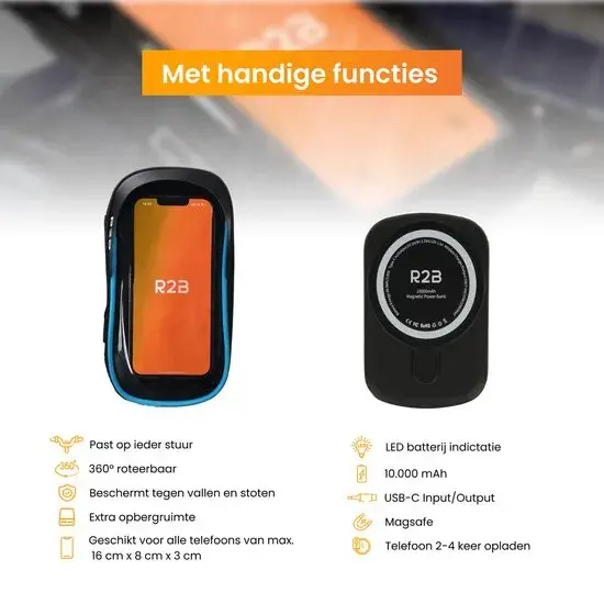 Telefoonhouder Fiets Den Haag & Powerbank