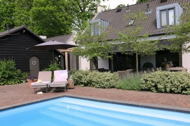 Parasol Luxe 6-ribs - Ø 300cm - antraciet
