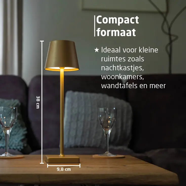 BR-2228 Draadloze Tafellamp - Dimbaar